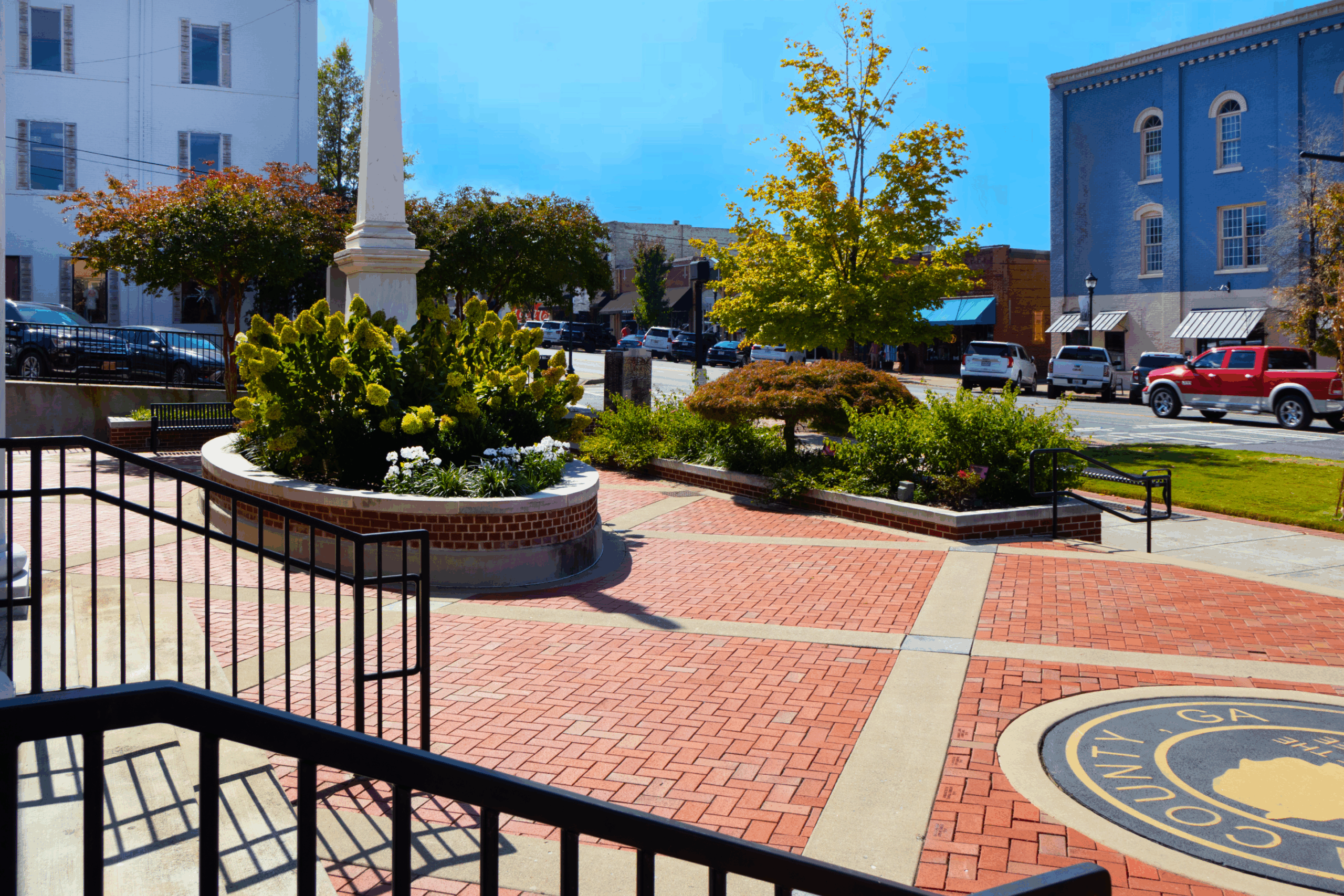 Gordon Co Courthouse Plaza 007 scaled